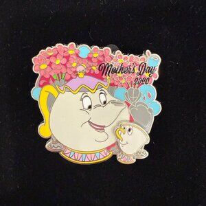 Disney 2020 Mothers Day Trading Pin Chip Mrs Potts Beauty and the Beast LE 5000